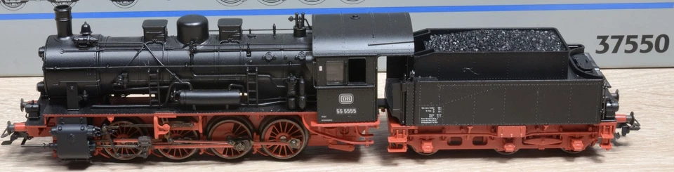 Märklin 37550 Dampflok mit Tender Baureihe 55 5555 der DB / Digital / Neuwertig - Bild 2 von 4