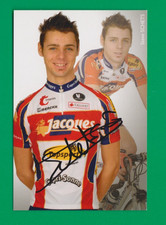 CYCLING cycling card STEVE SCHETS team JACQUES TOPSPORT signed