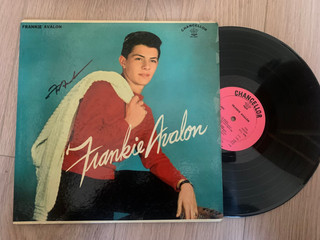 FRANKIE AVALON AUTOGRAPHED "LITTLE BITTY PRETTY ONE" 1958 (I'm WALKIN'") RECORD