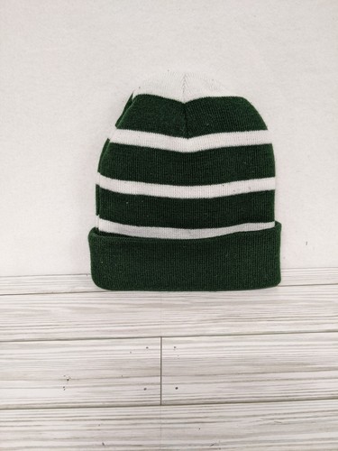 Hello Fresh beanie Green Striped hat One Size Fits Most - Picture 3 of 8