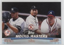 2001 Topps Combos Mound Masters ( ) Roger Clemens Cy Young Greg Maddux HOF 05k6