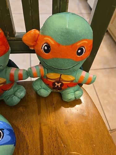 TMNT Mayhem Teenage Mutant Ninja Turtles 6" Peluche Set di 4 - Foto 5 di 11