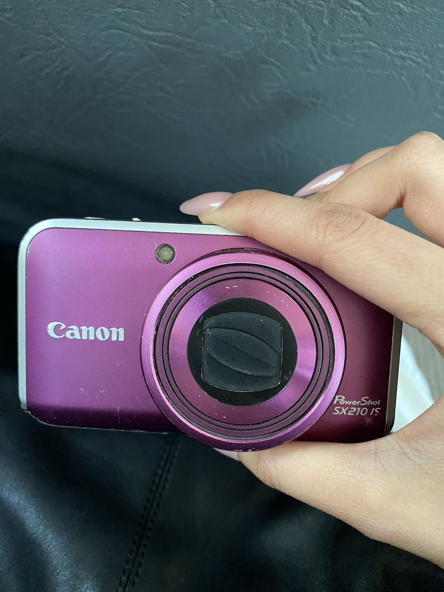 Canon PowerShot SX210 IS 14.1MP Digital Camera - Purple