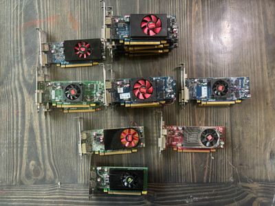 Lot of 18x AMD Radeon & NVIDIA Graphics Cards - HD 7470, HD 8790, R7 250
