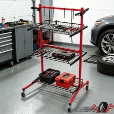 Parts Management Storage Cart Auto Body Rolling Parts Storage Rack Repair Shop Parts Management Storage Cart Auto Body Rolling Parts Storage Rack Repair Shop