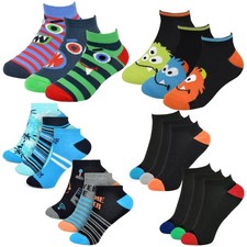 Kids Boys Bamboo Socks Pack of 3 Trainer socks kids Footwear Age 2-14 Years