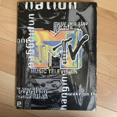 Vtg MTV Music Television Folder/binder 1996 rare 90s  