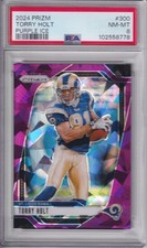 2024 Panini Prizm Purple Ice Torry Holt /225 #300 PSA 8 NM-MT