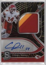 2021 Panini Spectra Rookie Hyper Prizm 31/75 Cornell Powell #238 Patch Auto 2k3