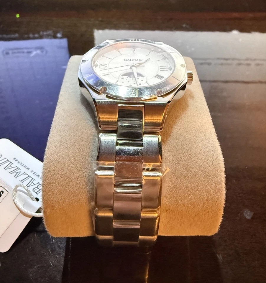 女士 Swiss Be Balmain 月相钻石 (B45913322) 不锈钢手链 — 第 3/4 张图片