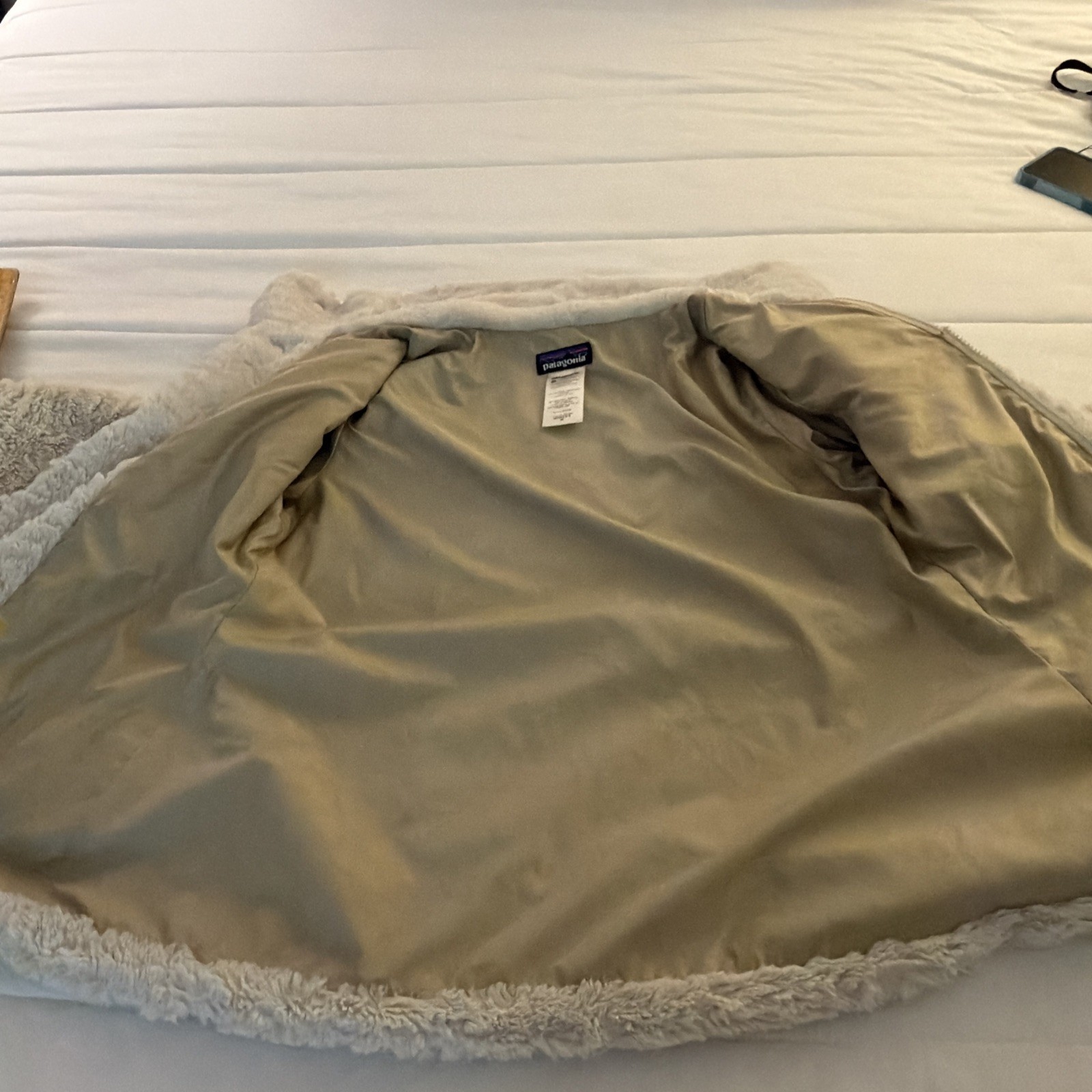 Patagonia Women’s Pelage Swing Style Jacket Asymmetrical Closure Faux Fur Fleece thumbnail 8