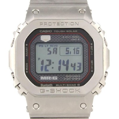 Casio G SHOCK MR G Radio Clock MRG B5000D 1JR TI Solar Quartz