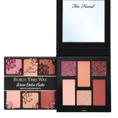 Too Faced  Born This Way WARM EMBER NUDES Mini Eye Shadow Palette NIB! FAST SHIP