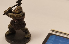 Star Wars Miniatures WotC Rebel Storm #47 Gamorrean Guard with card