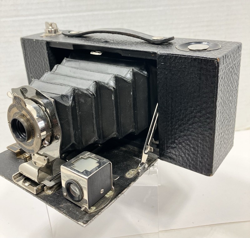 Antique 1910s Kodak Brownie No 2A Folding Pocket Bellows Camera  Eastman & Case