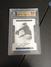 2017 National Treasure Pastime Signatures Gold #31 Gleyber Torres Auto /25
