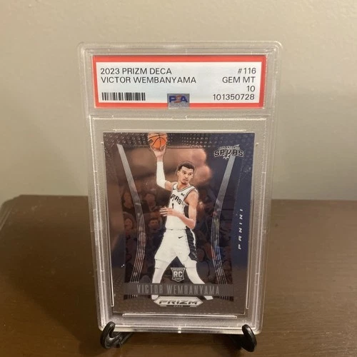 Victor Wembanyama RC 2023-24 Panini Prizm Deca #116 PSA 10 GEM MINT