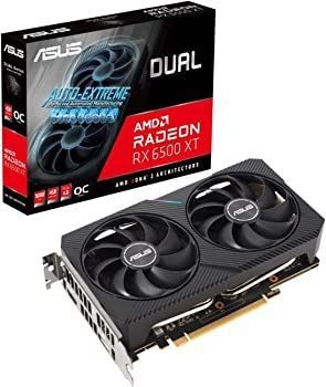 ASUS Dual Radeon RX 6500 XT 4GB GDDR6 OC Edition Graphics Card Used