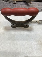 Antique Collectible Sad IronWooden Handle. 5”
