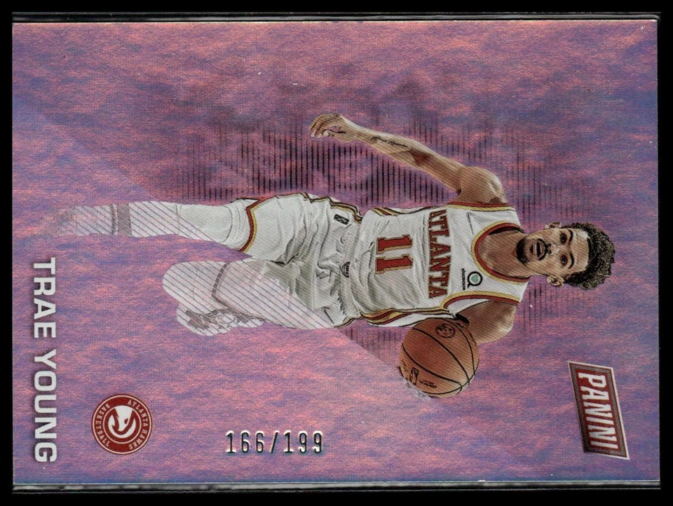 2022 Panini Father's Day #11 Trae Young Holo #/199 - Image 2 of 2