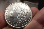 1890-S Better Date Morgan Silver Dollar UNC Details, but looks great