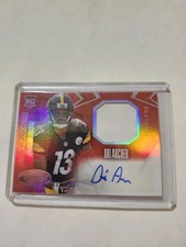 2014 Certified Freshman Fabric Mirror Signatures Red #'d/249 Dri Archer Auto 
