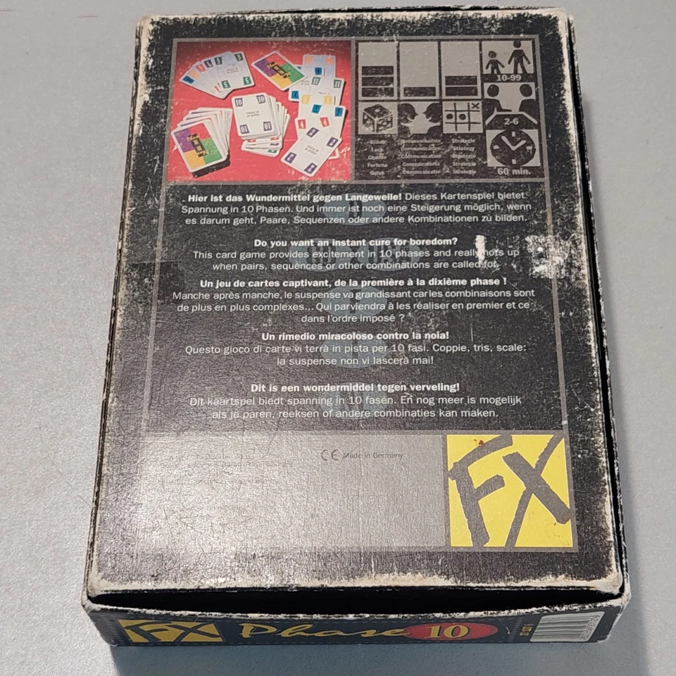 Kartenspiel - Phase 10 - (c) 1998 Ravensburger Spielverlag - Bild 2 von 4
