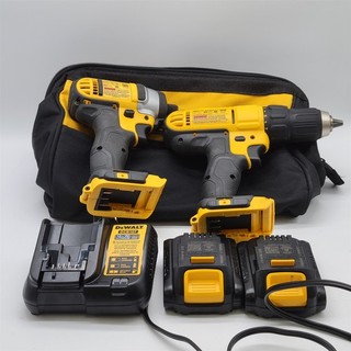 Kit combinado de atornillador de impacto DEWALT DCK240C2 20V