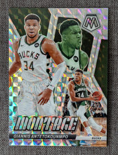 Montage Mosaic Prizm Giannis Antetokounmpo | 2023-24 Panini Mosaic #15
