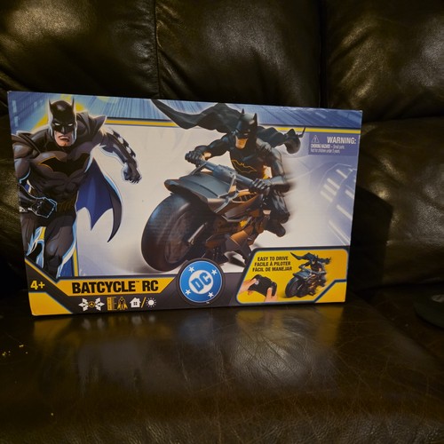 DC Batman Stealth RC Batcycle with 12-Inch Batman Figure  - Picture 1 of 5