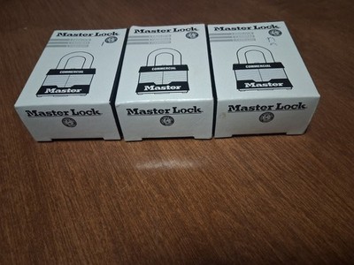 Master Lock  Set Of 3 Red Laminated  Steel  Safety Locks