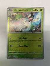 Meowscarada 15/198 Reverse Holo Rare Scarlet & Violet Pokemon Card TCG