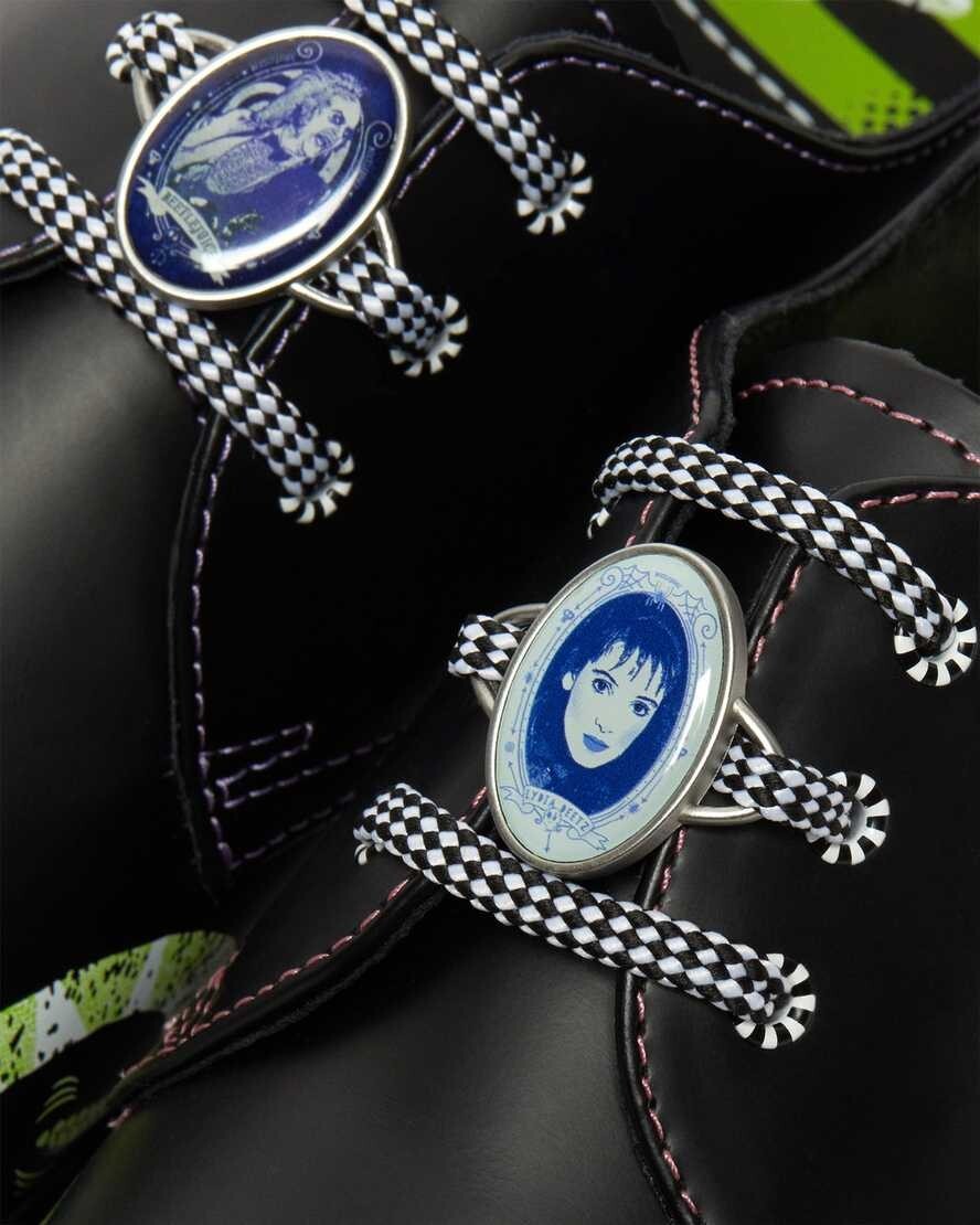 ドクターマーチン　1461 WB BEETLEJUICE　UK11(30cm) Dr. Martens 1461 WB BEETLEJUICE SMOOTH BLACK LEATHER OXFORD