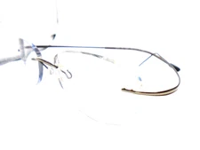 MISSING TEMPLE SLEEVE Silhouette 6576 40 6082 Brown 52-17-140 Rimless Eyeglasses