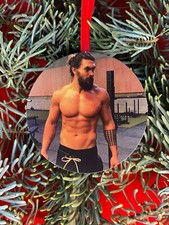 JASON MOMOA CHRISTMAS TREE ORNAMENT Gift Exchange Stocking Stuffer