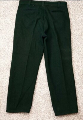 Codet (Canada) 100% Wool Hunter Green PANTS Mens 36W x 28L ~ Nice! | eBay