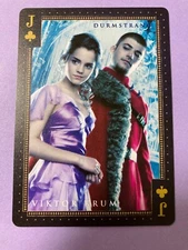 Harry Potter Tully's Coffee Promo Hermione Granger & Viktor Krum Jack of Clubs