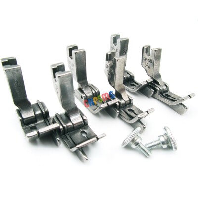 Left & Right Guide Feet 1/16''+1/8''+1/4'' FOR JUKI DDL-8500, DDL-8700, SINGER 491D