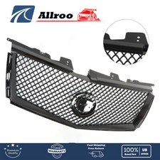 Front Grille Bumper For Cadillac Cts 08-13 Plastic Gloss Black Easy Installation
