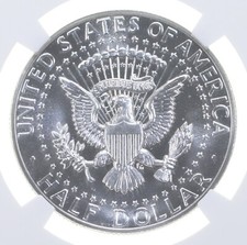 1964 Kennedy Half Dollar PF67 NGC Signature Label