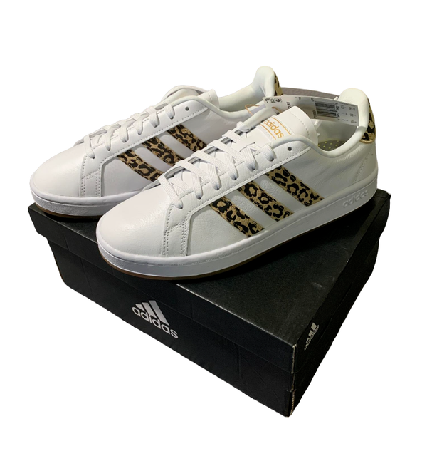 Size 8.5 - adidas Grand Court White - FY8949 for sale online | eBay