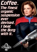 1 X Star Trek - Voyager - Janeway Quote - Refrigerator Magnet, New, Free Shippin 1 X Star Trek - Voyager - Janeway Quote - Refrigerator Magnet, New, Free Shippin