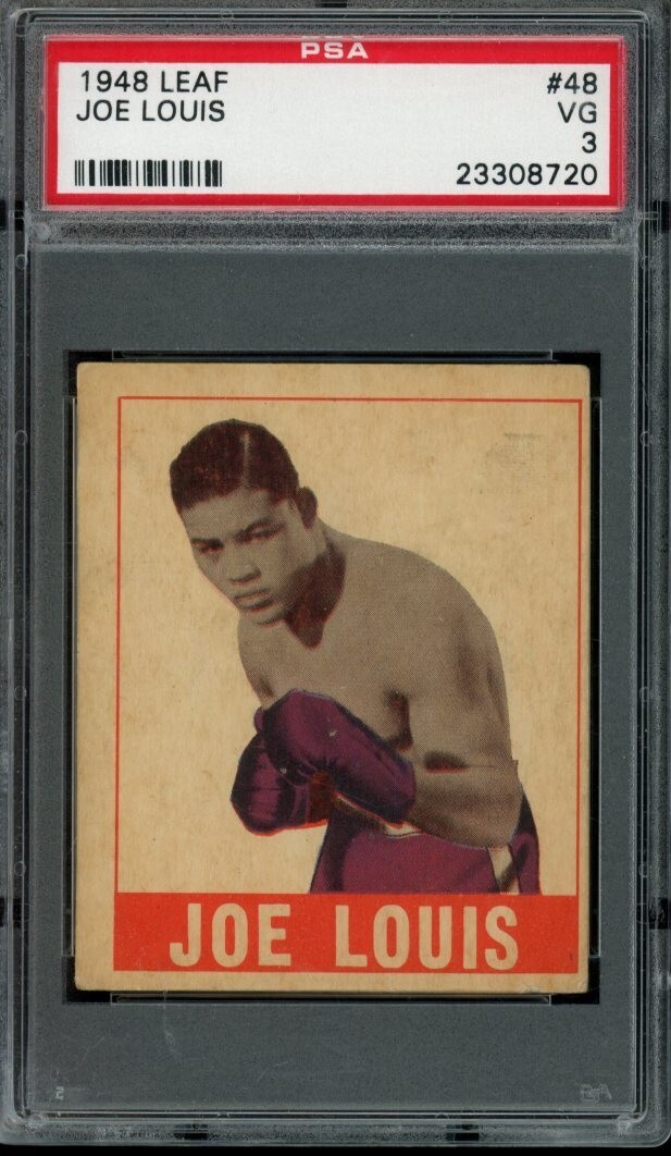 1948 Leaf Boxing #48 Joe Louis PSA 3 VG LOOK!