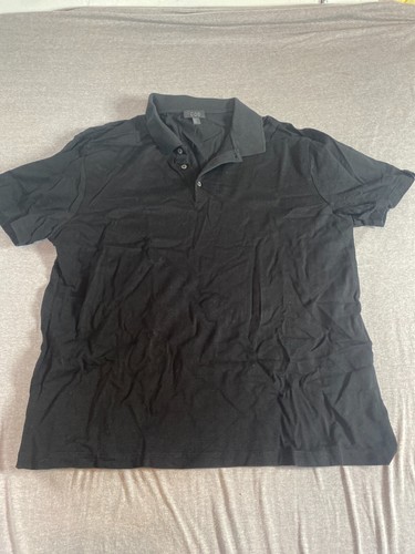 Camisa Polo COS POLO Para Hombres XL Negra Algodón Manga Corta Texturizada - Imagen 2 de 17