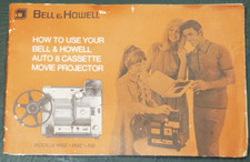 Original Instruction Booklet Manual for Bell  Howell 8mm Projectors