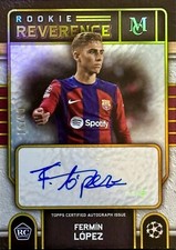 2023-2024 Topps Museum Fermin Lopez Rookie Reverence Gold Parallel Auto /50