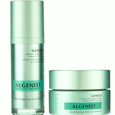 Algenist GENIUS ULTIMATE ANTI-AGING VITAMIN C SERUM 1 oz + GENIUS CREAM 0.5 oz!!