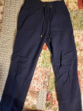 Elastic Waist Relaxed Yoga Pants Small/medium Stretch