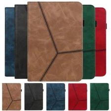 For Samsung Galaxy Tab S7 S8 11 S9 FE Plus 12.4" Tablet Leather Smart Case Cover