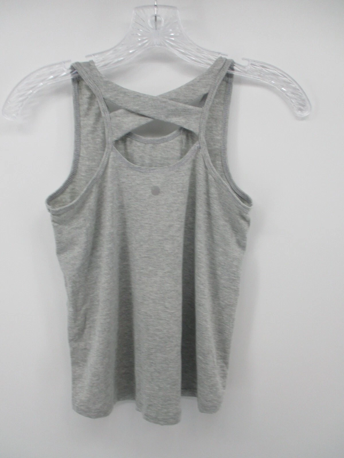 yogalicious sleeveless round neck strappy racerback tank-top